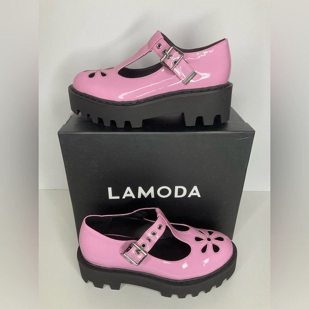 Pink LAMODA MARYJANE PLATFORMS